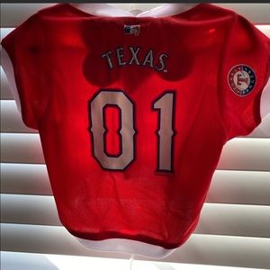 Hunter MLB Texas Rangers Pet Shirt MEDIUM